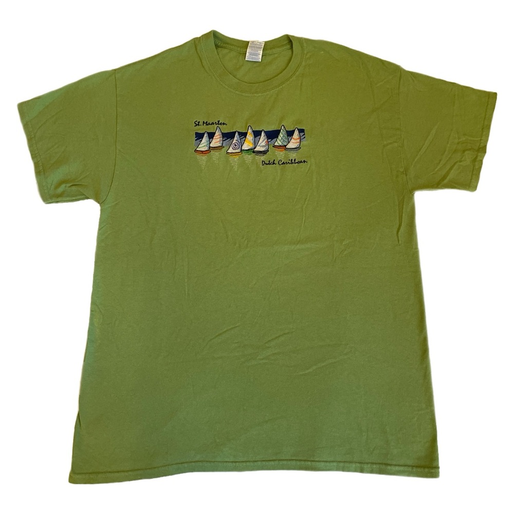 St. Maarten Dutch Caribbean Embroidered Graphic T-Shirt